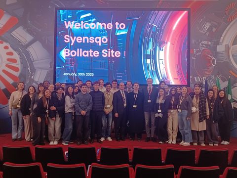 Visita studenti EPHEC, Bruxelles, al sito Syensqo di Bollate