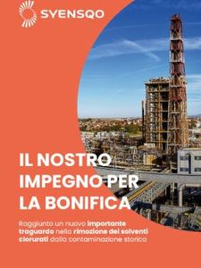 Copertina il nostro impegno per la bonifica Copertina il nostro impegno per la bonifica